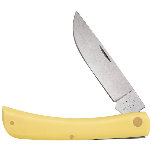 Case Cutlery Knife, Yellow Synthetic CS Sod Buster 00038 - main